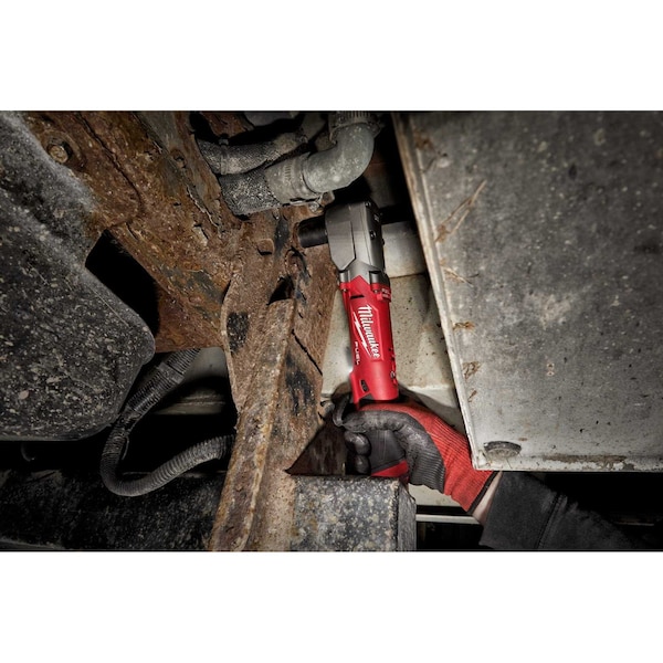 Milwaukee Tool Cordless Impact Wrench, 1/2 in Square, 12V DC, Includes Battery (4.0 Ah) - 2565P-20, 48-11-2440