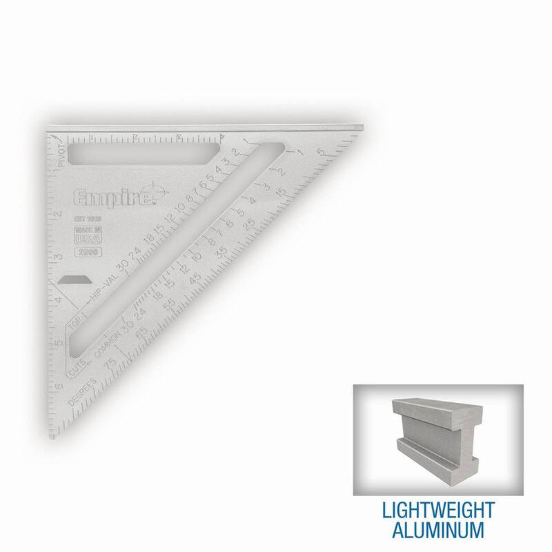 Empire 7 in. Magnum Aluminum Rafter Square - 2990