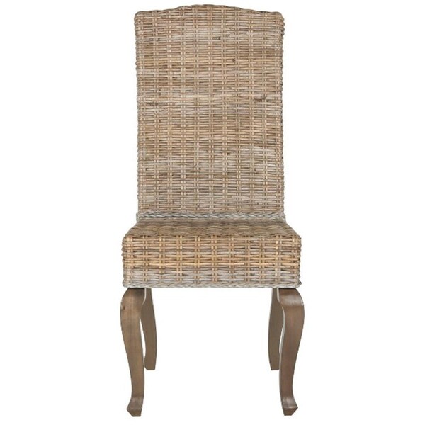 Safavieh Milos Dining Chair- Grey - 41 x 24 x 19 in. - SEA8018A-SET2