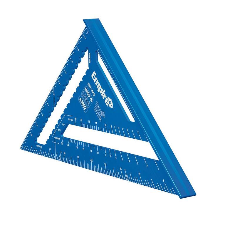 Empire 12 in. Laser Etched Aluminum Rafter Square - E3992