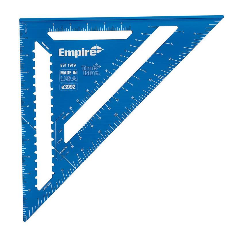 Empire 12 in. Laser Etched Aluminum Rafter Square - E3992