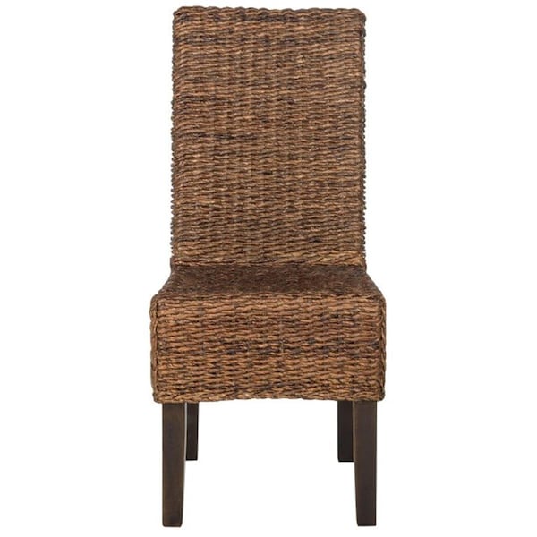 Safavieh Avita Dining Chair- Brown - 38.5 x 24 x 17.3 in. - SEA8012B-SET2