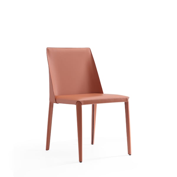 Manhattan Comfort Paris 8-Piece Dining Chairs in Clay - 6-DC3432-CY
