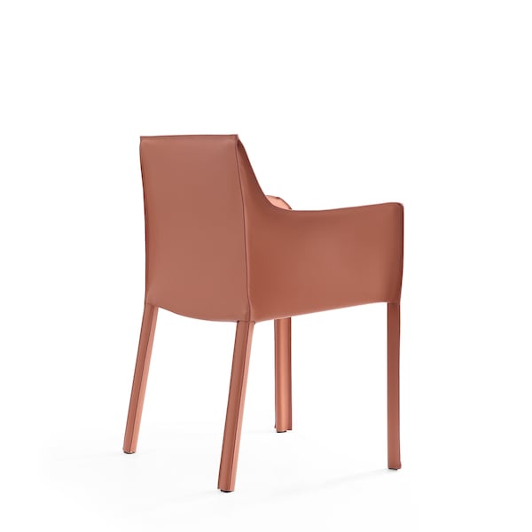 Manhattan Comfort Paris 8-Piece Dining Chairs in Clay - 6-DC3432-CY