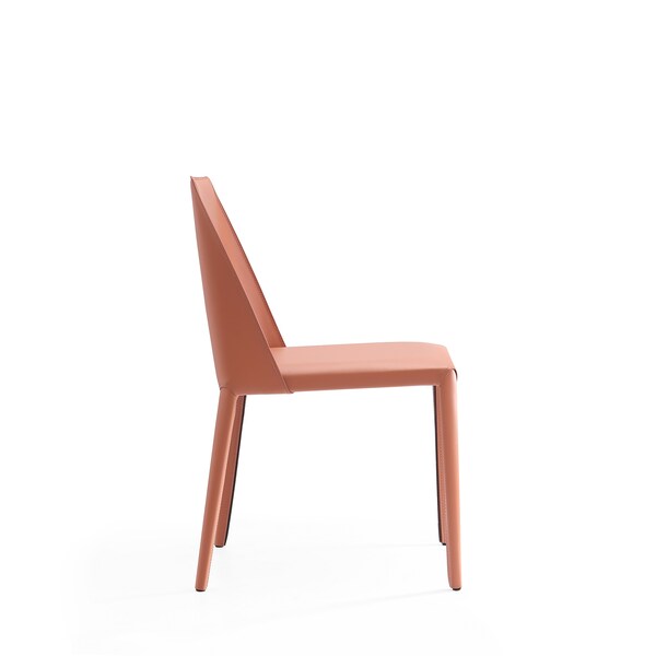 Manhattan Comfort Paris 8-Piece Dining Chairs in Clay - 6-DC3432-CY