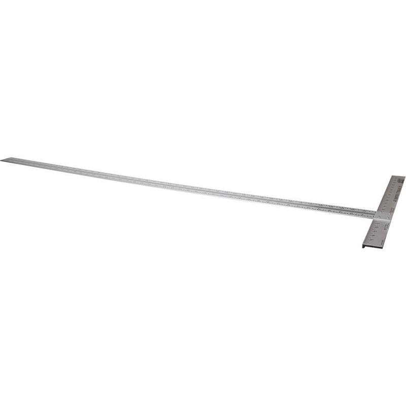 Wal-Board Tools 22 in. x 48 in. Original Aluminum Drywall T-Square - 088-012-HD