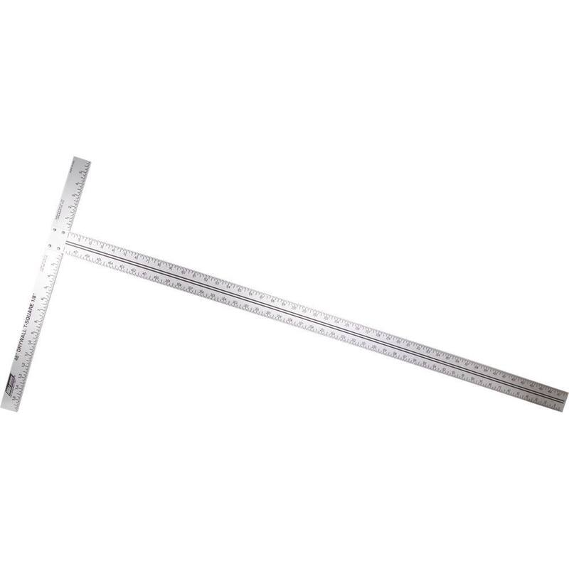 Wal-Board Tools 22 in. x 48 in. Original Aluminum Drywall T-Square - 088-012-HD