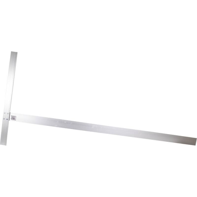Wal-Board Tools 22 in. x 48 in. Original Aluminum Drywall T-Square - 088-012-HD