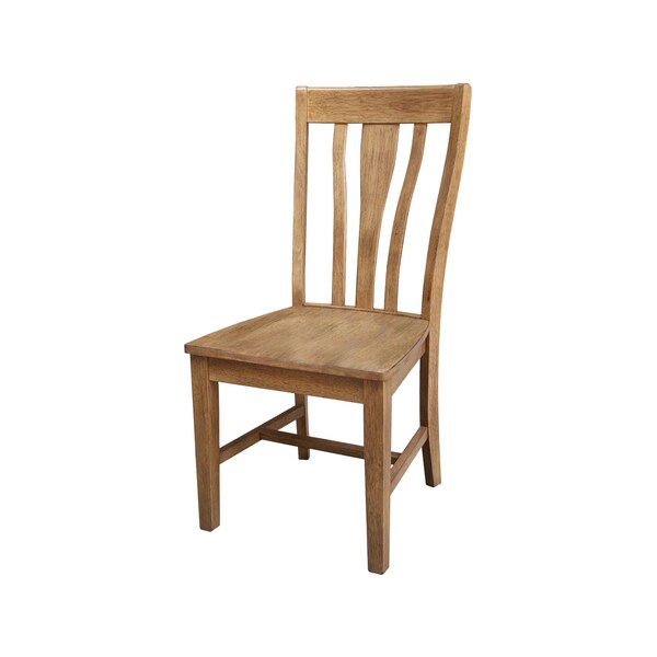 International Concepts Weston Dining Chairs, Hickory, 2PK - CI140-84P