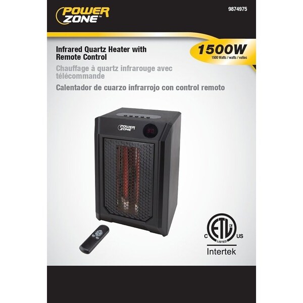 Powerzone PowerZone HT1195 Infrared Heater, 4-Element - HT1195