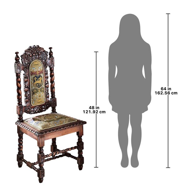 Design Toscano Charles II Chairs, Chairs, PK 6 - AF92025