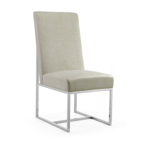Designed To Furnish Element Champagne Velvet Dining Chair, 41.54 x 19.68 x 26.26 in. - DE3068721