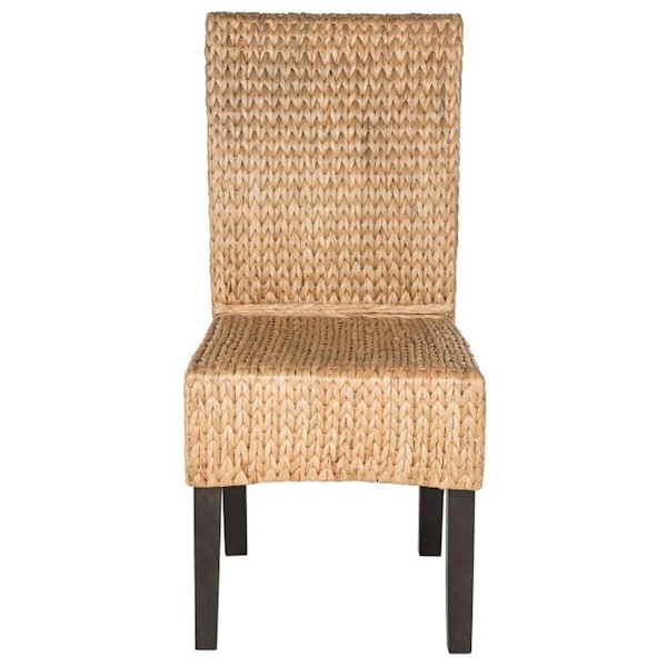 Safavieh Luz Dining Chair- Natural - 39 x 22.8 x 18.1 in. - SEA8016A-SET2