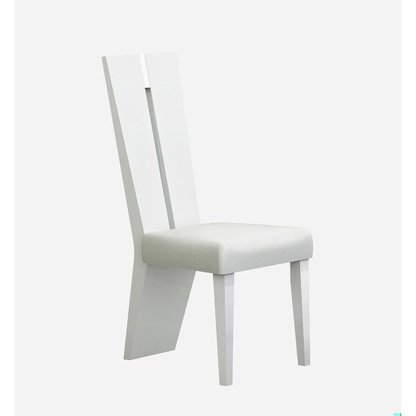 Homeroots White Dining Chair 24 x 19 x 42 in. - 366265