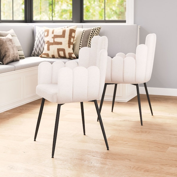 Zuo Modern Noosa Dining Chair Set Of 2 Ivory - 109657