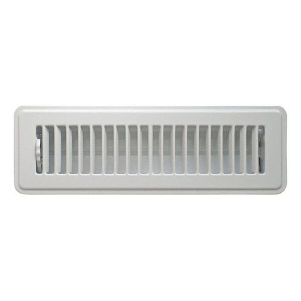 Truaire Truaire C150MWT02X10 2 x 10 in. Floor Supply Grille Register  White - 4163978
