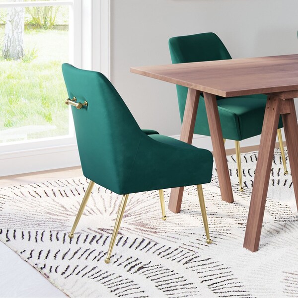 Zuo Modern Maxine Dining Chair Green & Gold - 109716