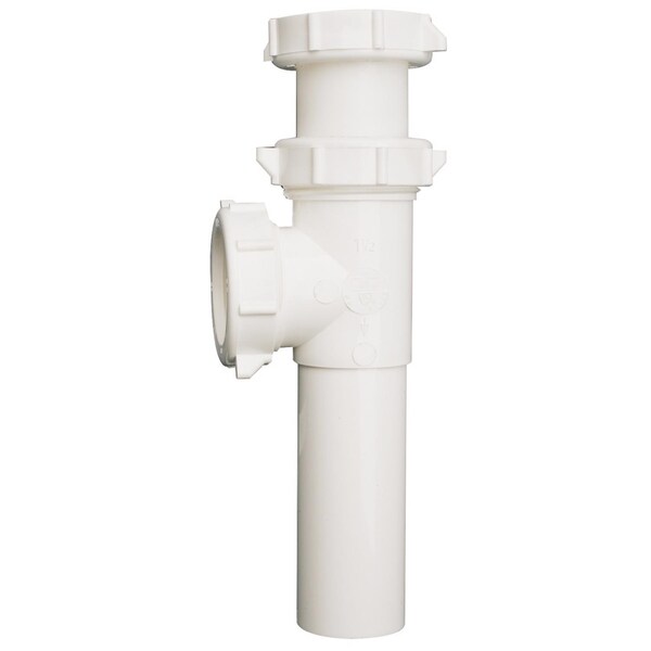Plumb Pak Plumb Pak 1-1/2 in. D Plastic End Outlet Tee - PP66-8W