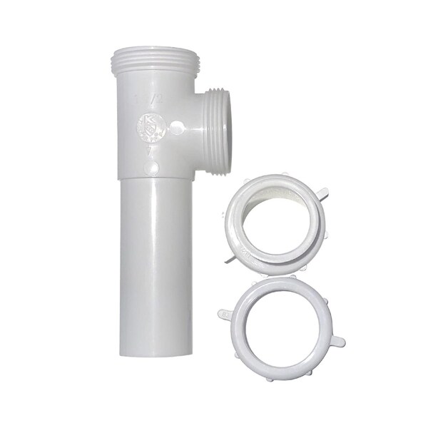 Plumb Pak Plumb Pak 1-1/2 in. D Plastic End Outlet Tee - PP66-8W