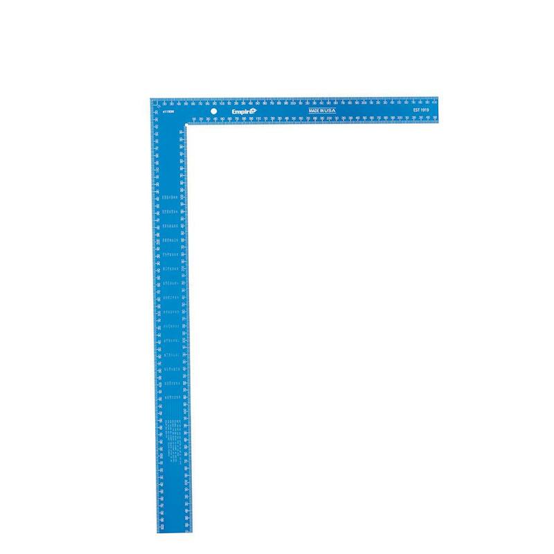 Empire 7 in. Laser Etched Aluminum Rafter Square and 16 in. x 24 in. Laser Etched Framing Square (2-Piece) - e2994-1190
