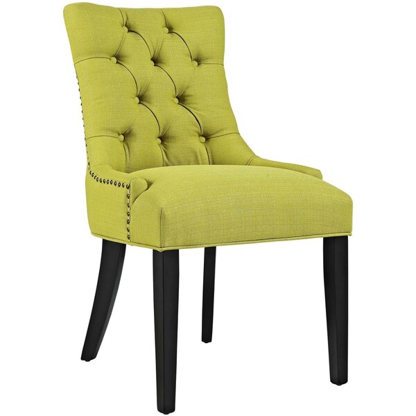 Modway Furniture 36 H x 22 W x 25 L in. Regent Fabric Dining Chair, Wheat Grass - EEI-2223-WHE