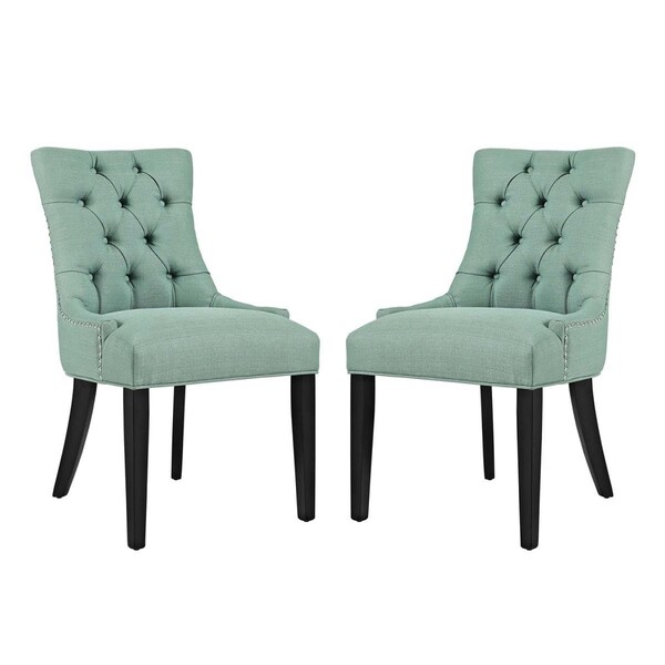 Modway Furniture Regent Dining Side Chair Fabric - Laguna, 36 x 22 x 25 in., 2PK - EEI-2743-LAG-SET