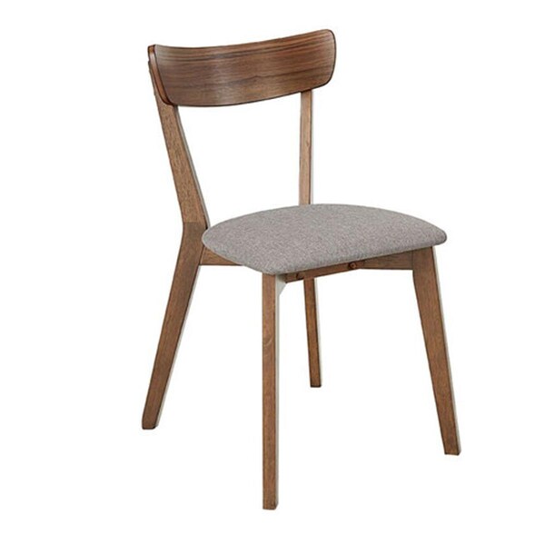 Progressive Furniture 30 x 18 x 22 in. Arcade Dining Chairs - Walnut, 2PK - D829-61