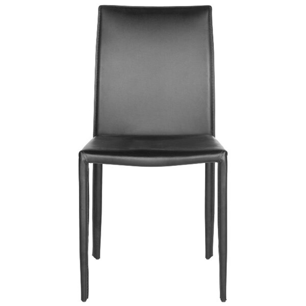 Safavieh Karna Dining Chair- Black - 35.8 x 22.8 x 18.9 in. - FOX2009K-SET2