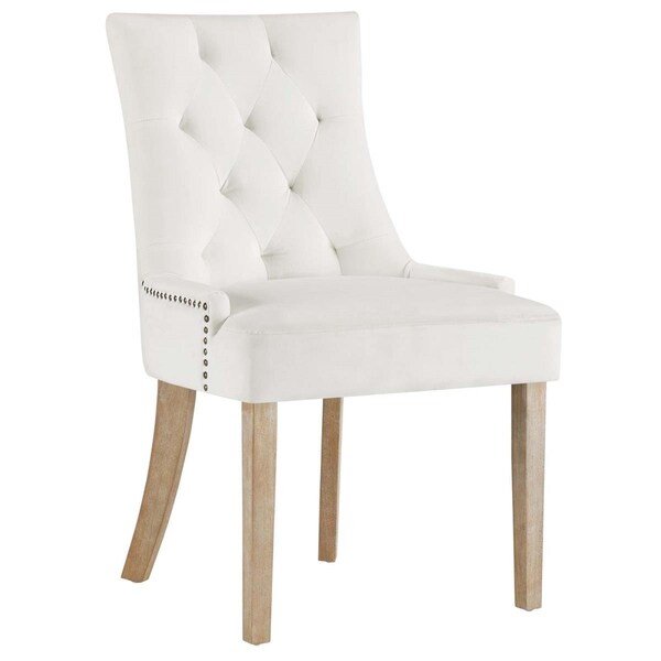 Modway Furniture Pose Upholstered Fabric Dining Chair, Ivory - EEI-2577-IVO