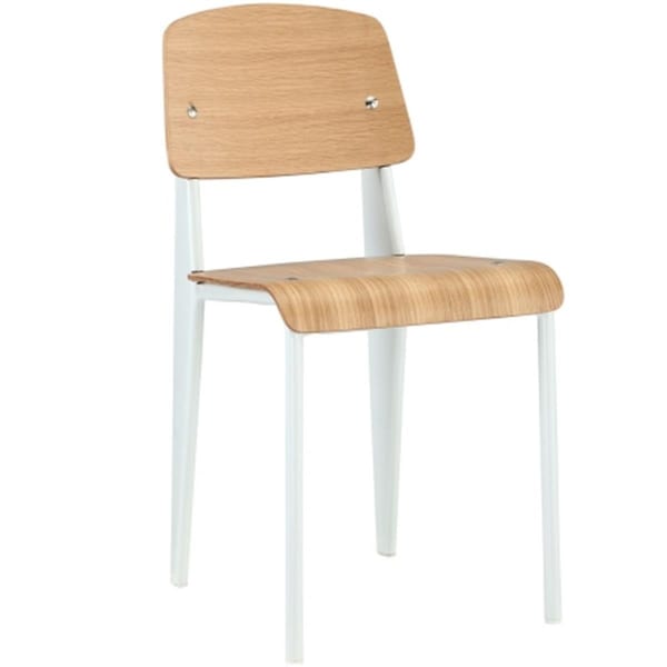 East End Imports Cabin Dining Side Chair, Natural White - EEI-214-NAT-WHI