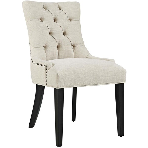 Modway Furniture 36 H x 22 W x 25 L in. Regent Fabric Dining Chair, Beige - EEI-2223-BEI