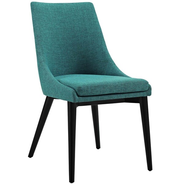 Modway Furniture 34 H x 19 W x 23.5 L in. Viscount Fabric Dining Chair, Teal - EEI-2227-TEA