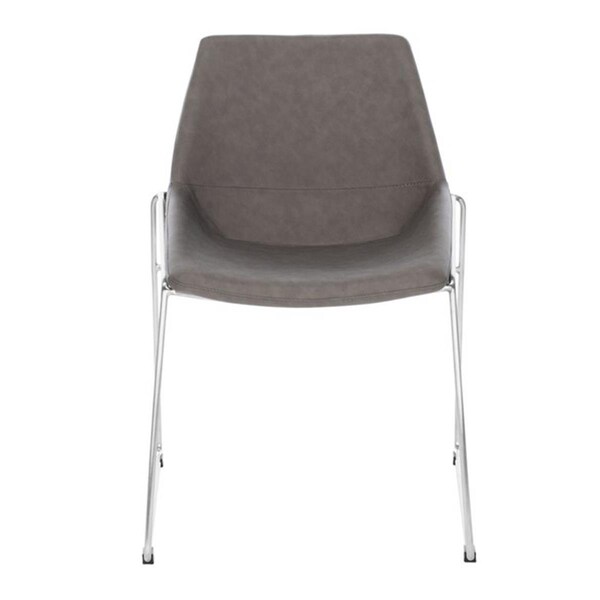 Safavieh Alexis Midcentury Dining Chair, Ash Grey, 2PK - DCH3000B-SET2