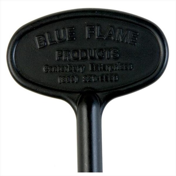 Canterbury  Enterprises Llc Blue Flame BF.KY.05 3 in. Universal Key Flat Black - BF.KY.05