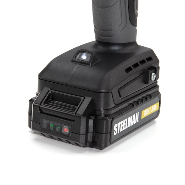 Steelman 20V Cordless Brushless Motor Drill and Battery Kit - 60956