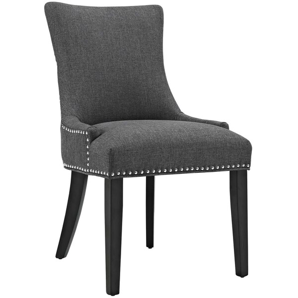 Modway Furniture 36 H x 25 W x 22 L in. Marquis Fabric Dining Chair, Gray - EEI-2229-GRY