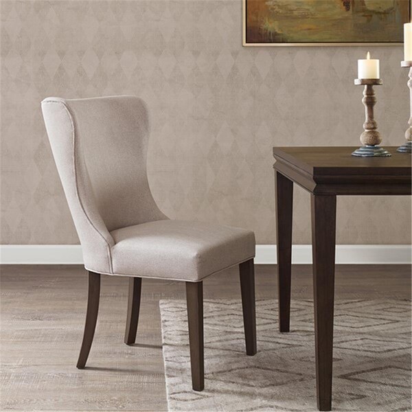 Madison Park Signature Madison Park Helena Dining Side Chair, Cream and Reclaimed Grey - MPS100-0115