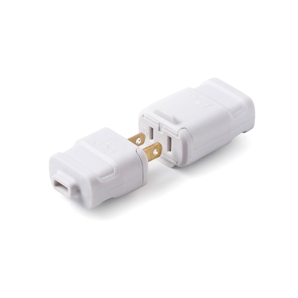 Easylife Tech 15 A 125 V Non-Grounded Replacement Plug Polarized Straight Blade - 0-1001