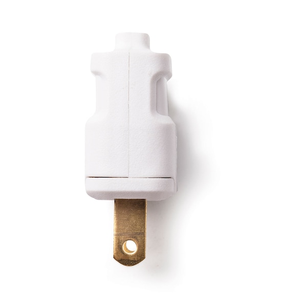 Easylife Tech 15 A 125 V Non-Grounded Replacement Plug Polarized Straight Blade - 0-1001