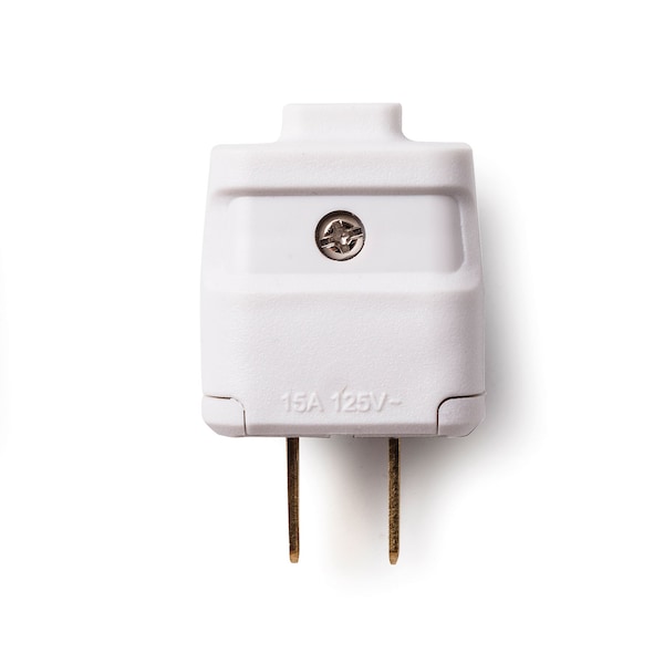 Easylife Tech 15 A 125 V Non-Grounded Replacement Plug Polarized Straight Blade - 0-1001