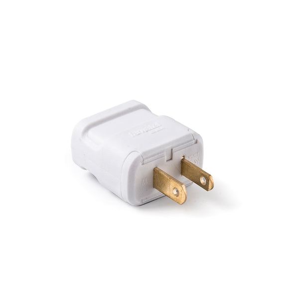 Easylife Tech 15 A 125 V Non-Grounded Replacement Plug Polarized Straight Blade - 0-1001