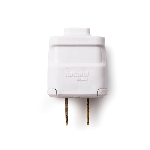 Easylife Tech 15 A 125 V Non-Grounded Replacement Plug Polarized Straight Blade - 0-1001