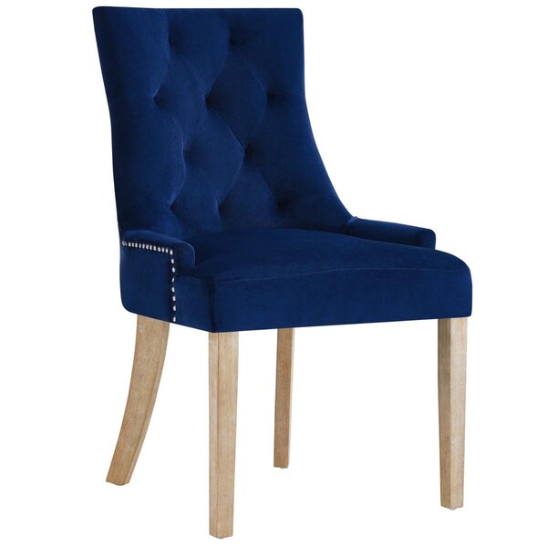 Modway Furniture Pose Upholstered Fabric Dining Chair, Navy - EEI-2577-NAV