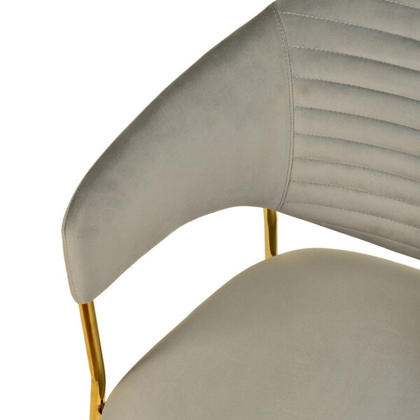 Leisuremod Bella Collection Modern Dining Chair in Light Grey - BC21LGR