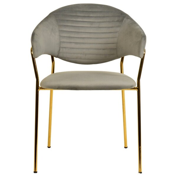 Leisuremod Bella Collection Modern Dining Chair in Light Grey - BC21LGR