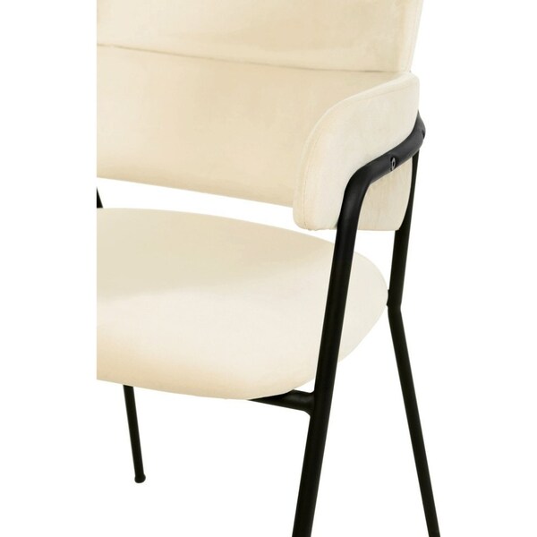Leisuremod Axis Collection Modern Dining Chair in Beige, 4PK - AC22BG4
