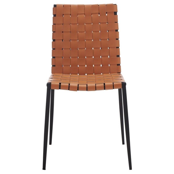 Safavieh Rayne Woven Dining Chair, Natural & Black, 2PK - DCH3006B-SET2