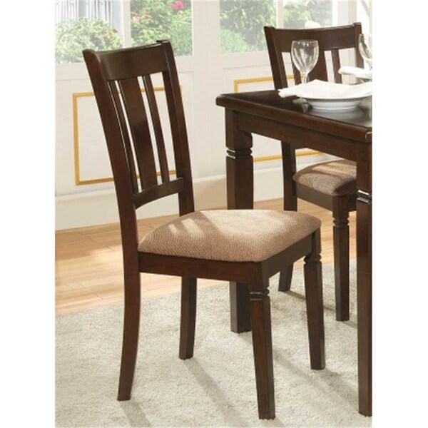 Made4Mattress Devlin Side Chair in Espresso - Set of 2 - MA2586326