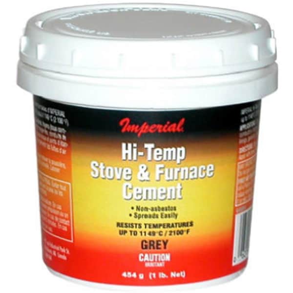 Imperial Mfg Imperial Manufacturing KK0068-A 8 oz. Hi-Temperature Furnace Cement - IM573602