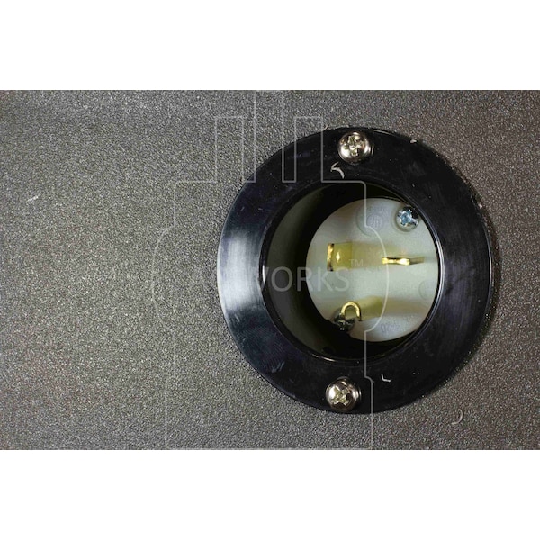 Ac Works 20A 125V NEMA 5-20P Flanged Power Input Inlet - ASIN520P
